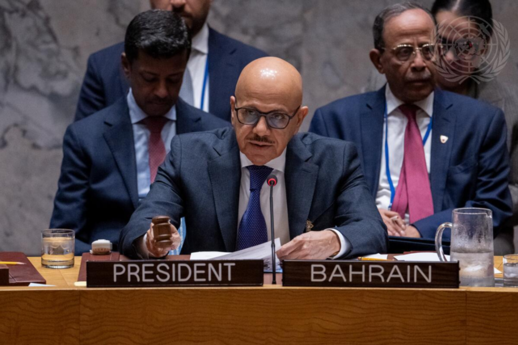 UNSC under BAHRAIN PRESIDENCY